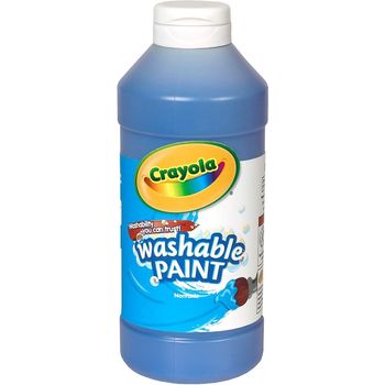 Crayola Washable Finger Paint Blue Kids Paint 500ml