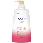 Dove Shampoo Straight Silky 680ml