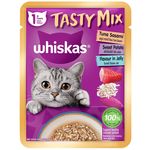 Whiskas Tasty Mix Pouch Tuna Sasami Sweet Potato Flavor in Jelly 70g