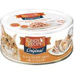Cindy Recipe Original Tuna White Meat with Scallop 80g