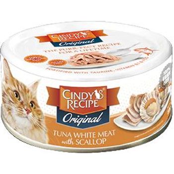 Cindy Recipe Original Tuna White Meat with Scallop 80g