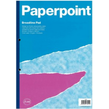 A'zone Paperpoint Broadline Lecture Pad A4