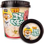 Pororo Instant Cup Topokki Korean Rice Cake Black Bean Jjajang Flavour 110g