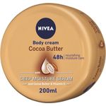 Nivea Body Cream Dry Skin Cocoa Butter Vitamin E Jar 200ml