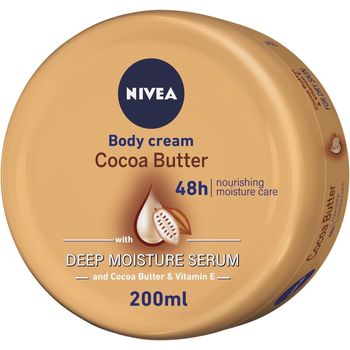 Nivea Body Cream Dry Skin Cocoa Butter Vitamin E Jar 200ml