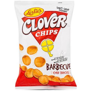 Leslie's Clover Chips Barbeque Flavour Corn Snack 85g