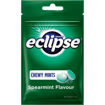 Eclipse Chewy Mints Candy Spearmint 45g