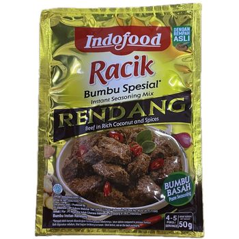 Indofood Rendang Beef In Chili Coconut Seasoning 50g