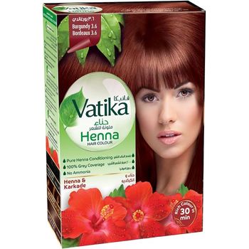 Vatika Henna Hair Colour 3.6 Burgundy 60g