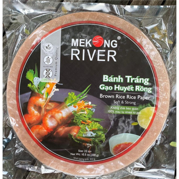 Mekong River Rice Paper 22cm brown Rice 300g