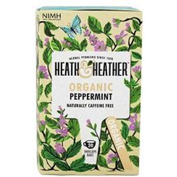 Heath & Heather Tea Peppermint Organic 20 Count