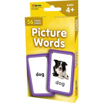 Teacher Created Resources Picture Words Flash Cards