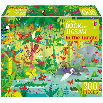 Usborne Book and Jigsaw In The Jungle