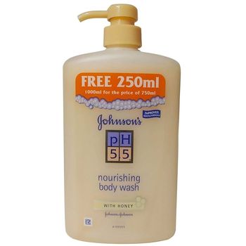 Johnson's Ph 5.5 Nourishing Body Wash with Honey 1l