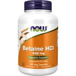 Now Supplements Betaine 120 Veg Capsules