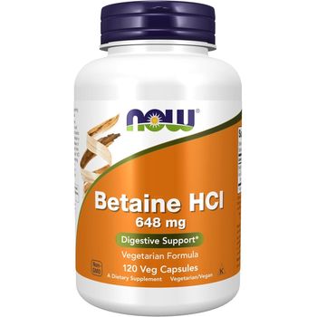 Now Supplements Betaine 120 Veg Capsules