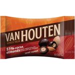 Van Houten Semi Sweet Almond Pouch 80g