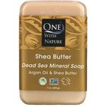 One With Nature Soap Bar Shea Butter 200g