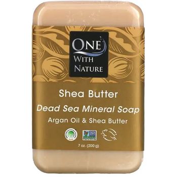One With Nature Soap Bar Shea Butter