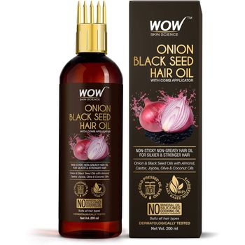 Wow Skin Science Onion Black Seed Hair Oil 200ml