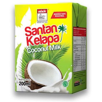 Adabi Coconut Milk 200ml | Santan Kelapa
