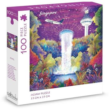 Manuscript Singapore 100-piece Jigsaw Puzzle: Jewel