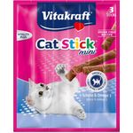 Vitakraft Cat Stick Mini Plaice With Omega 3 Cat Treats 18g