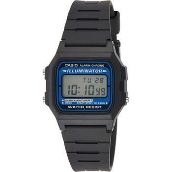 Casio Digital Quartz Alarm Chrono Illuminator F-105W-1ADF F-105W-1 Mens Watch