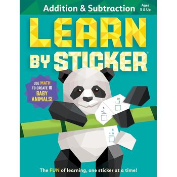 Workman Publishing Learn by Sticker Addition And Subtraction