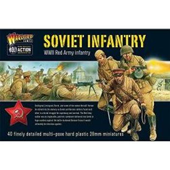 Warlord Games Bolt Action Soviet Red Army Infantry 1 56 WWII Military Wargaming Figures Plastic Model Kit