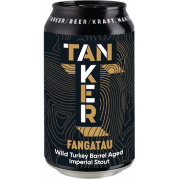 Tanker Fangatu Wild Turkey Barrel Aged Imperial Stout 330ml Abv 10.5%