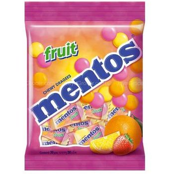 Mentos Pouch Bag Fruit 97.2g