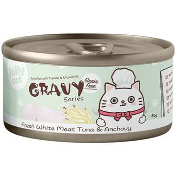Jolly Cat Gravy Series Fresh White Meat Tuna & Anchovy 80g