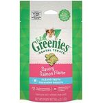 Greenies Feline Dental Cat Treats Savory Salmon Flavor 600g. Pouch
