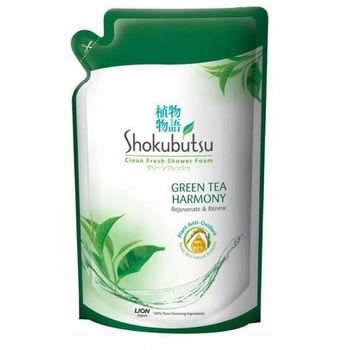 Shokubutsu Clean Fresh Shower Foam Refill 550g