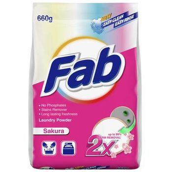 Fab Laundry Powder Anti Bacterial 660g