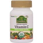 NaturesPlus Source of Life Garden Certified Organic Vitamin C 500mg 60 Vegan Capsules Whole Food Immune Support Supplement Antioxidant Vegetarian Gluten 30 Servings