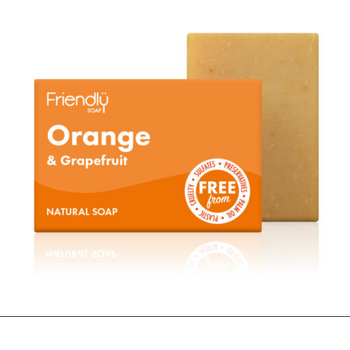 Friendly Soap Natural Handmade Orange & Grapefruit Soap