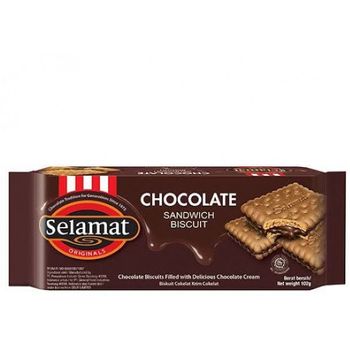 Selamat Sandwich Biscuit Choco 102g