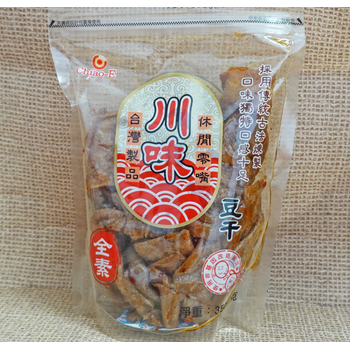 Chiao-e Sichuan Spicy Dried Bean 350g (Taiwan Dried Tofu)