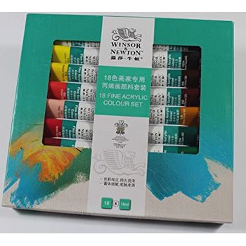Windsor & Newton Acrylic Paints 24 tubes x 10ml