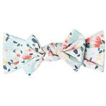 Baby Stretchy Soft Knit Headband Bow"leilani" By Copper Pearl