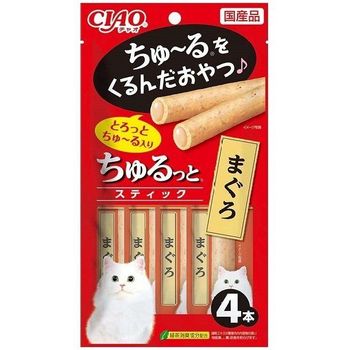 Ciao Inaba Churutto Stick Tuna With 4 Pieces