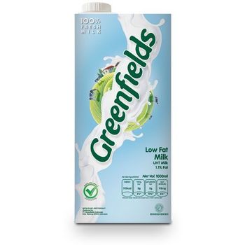 Greenfields Low Fat Milk 1L