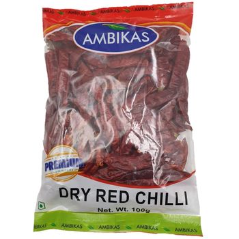 Ambikas Dry Red Chillies 100g