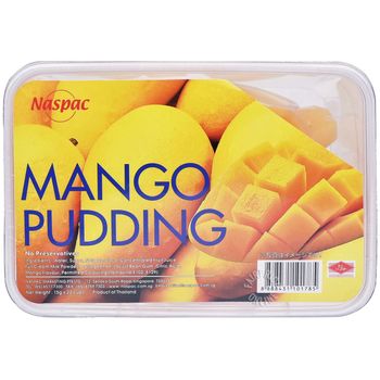 Naspac Mini Pudding With Nata De Coco Mango 22 x 15g