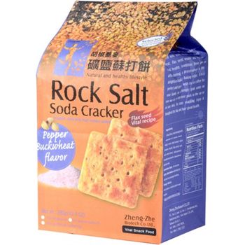 Zheng Zhe Soda Cracker Pepper Buckwheat And Flax 380g