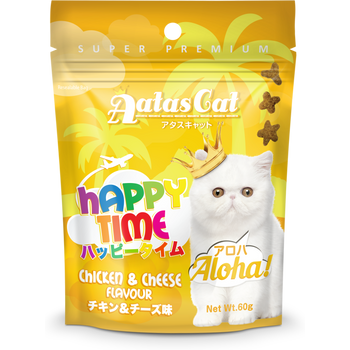 Aatas Cat Happy Time Aloha Chicken And Cheese Flavour 60g