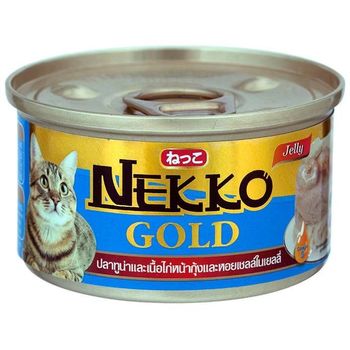 Nekko Tuna and Chicken Topping Shrimp and Scallop in Jelly 85g
