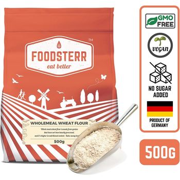 Foodsterr German Whole Meal Wheat Flour Bright 500g